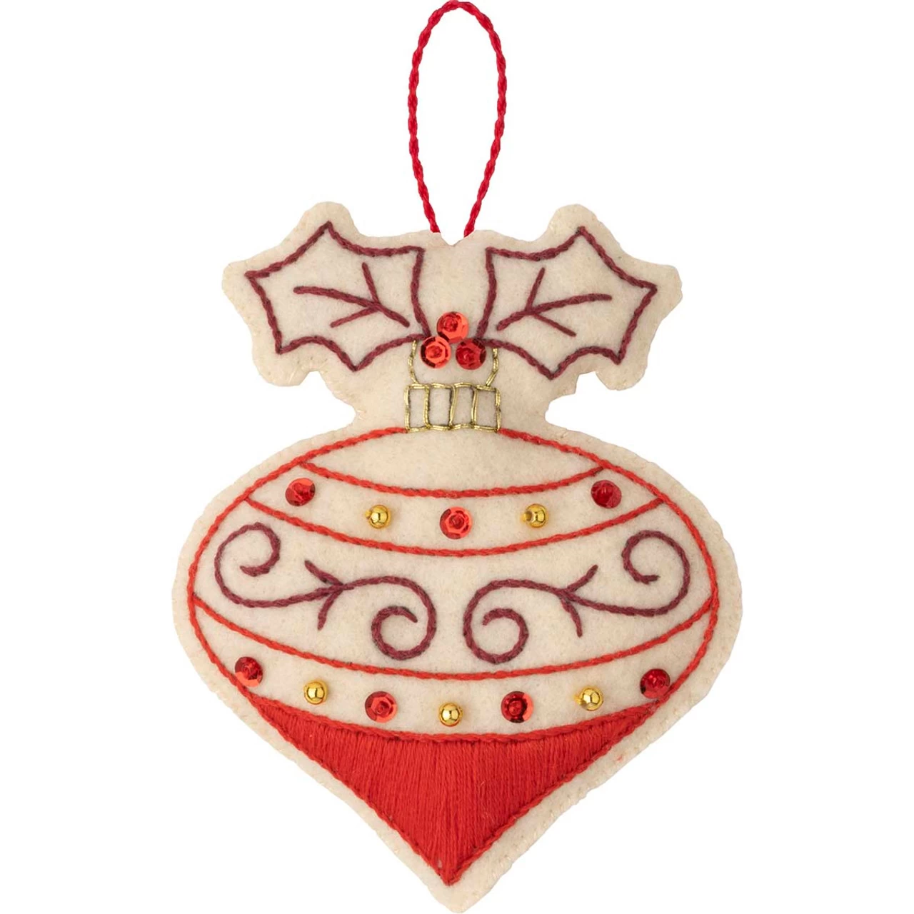 Bucilla Classic Christmas Felt & Sequin Kit 2 Bucilla Classic Christmas Felt & Sequin Kit - Image 2