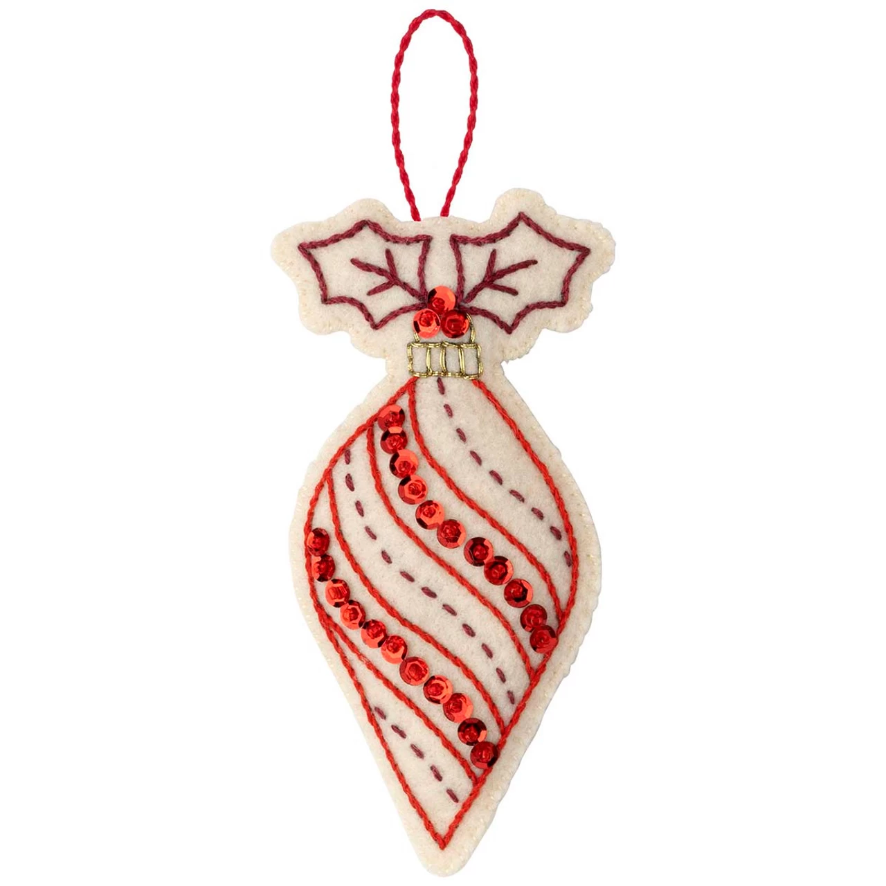 Bucilla Classic Christmas Felt & Sequin Kit 4 Bucilla Classic Christmas Felt & Sequin Kit - Image 4