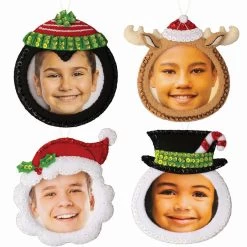 Bucilla Holiday Dress Up Felt & Sequin Kit