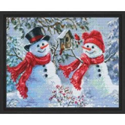 PixelHobby Snowman & Woman Mosaic Art Kit