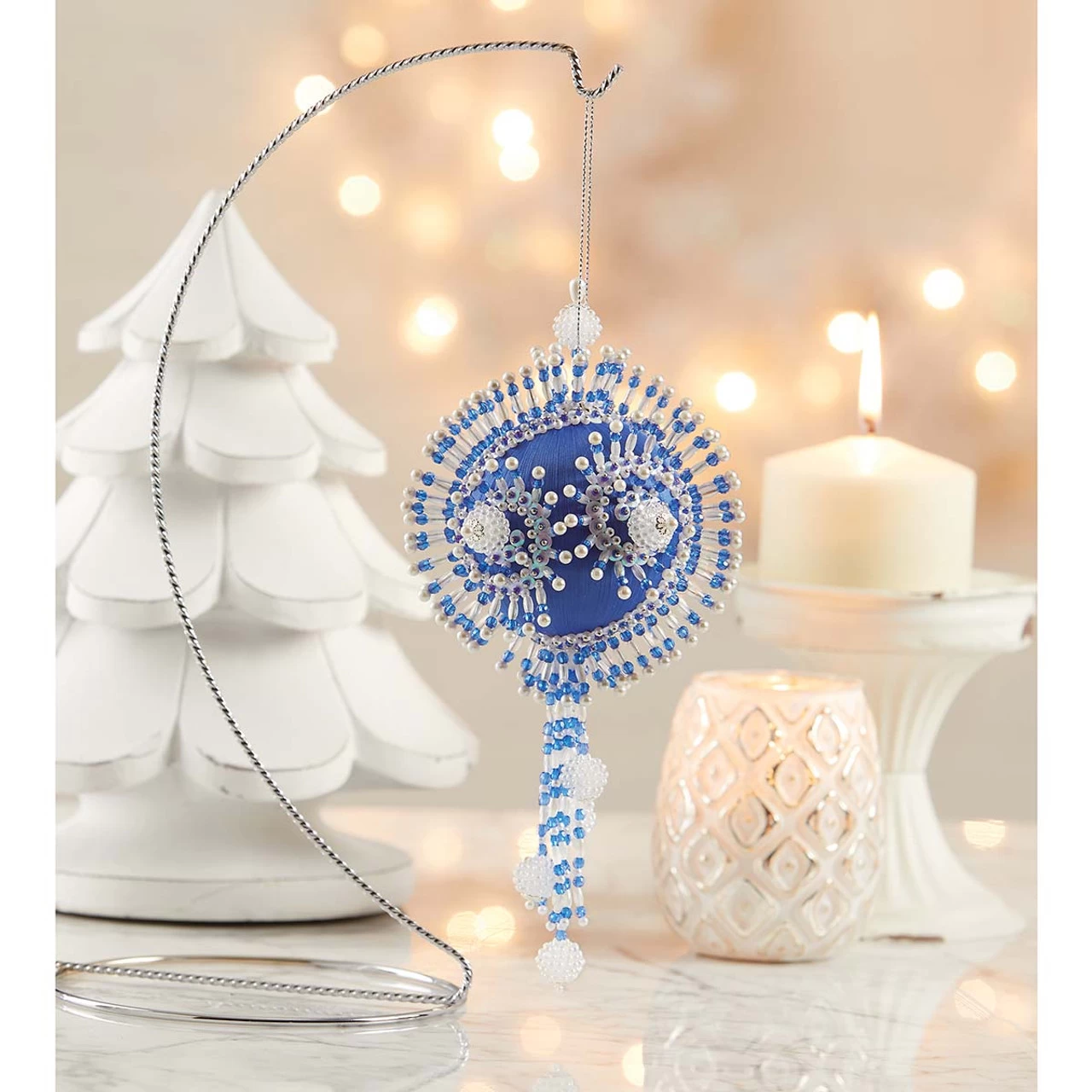 Herrschners Azurine #65 Collector Ornament Kit 1 Herrschners Azurine #65 Collector Ornament Kit