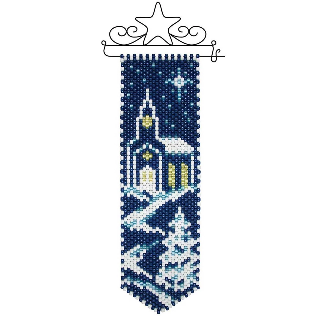 Herrschners Winter Church Pony Bead Kit 2 Herrschners Winter Church Pony Bead Kit - Image 2
