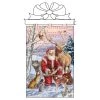 Design Works Santa In Forest Banner Felt & Sequin Kit
