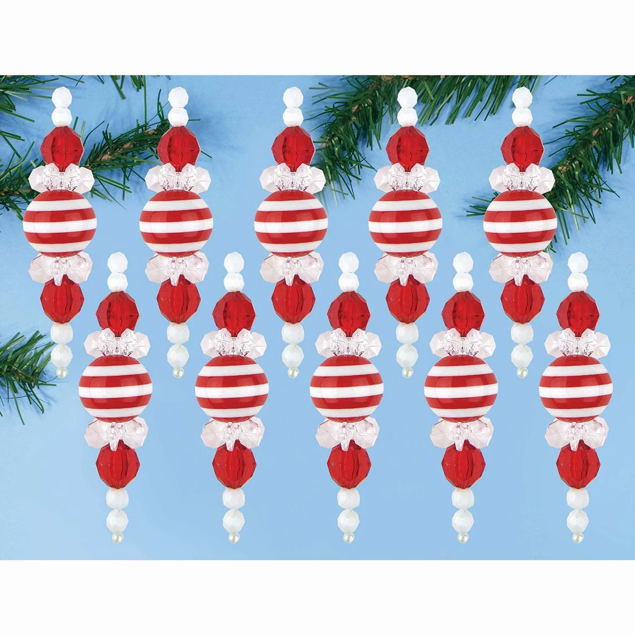 Design Works Peppermint Drop Ornament Kit 1 Design Works Peppermint Drop Ornament Kit