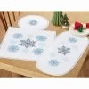 Herrschners Snow Crystals Set Stamped Cross-Stitch