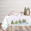 Herrschners Merry Snowmen Table Linens Stamped Cross-Stitch
