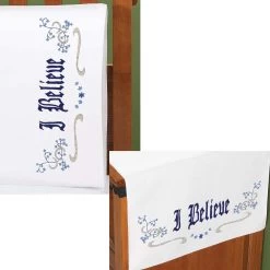 Herrschners I Believe Set Stamped Embroidery