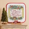 Herrschners Merry Christmas Scroll Wall Hanging Stamped Cross-Stitch Kit
