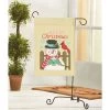 Herrschners Merry Christmas Porch Flag Stamped Cross-Stitch Kit