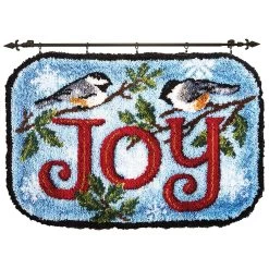 Herrschners Chickadee Joy Latch Hook Kit