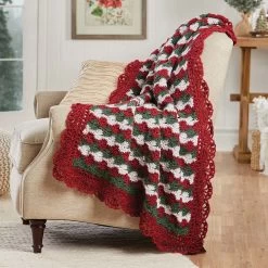 Department 71 Sparkly Baubles Crochet Afghan Kit